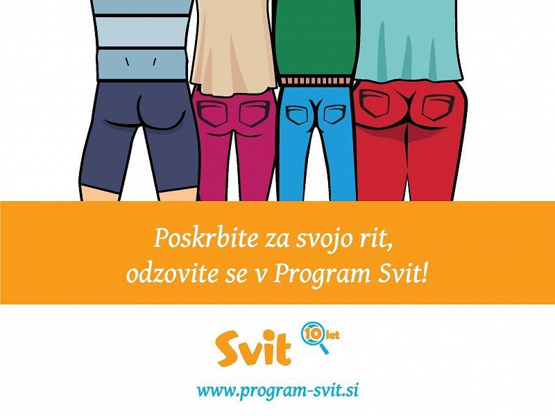 Poskrbite za svojo rit, odzovite se v Program Svit!